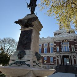Johnson County Courthouse - Sculpture by John Vawter