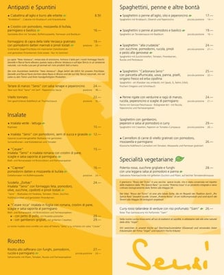 Menu photo 6 Ristorante Sensi Muralto, TI Menu photo 6 Ristorante Sensi Muralto, TI