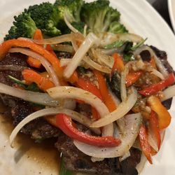 Woodstock Thai Eatery  - Basil lamb. Many places cook with lamb rack but here cook bone in lamb stake. Very reasonable price. Sooo good