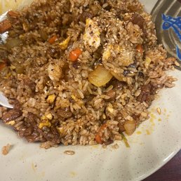 Spicy pork fried rice