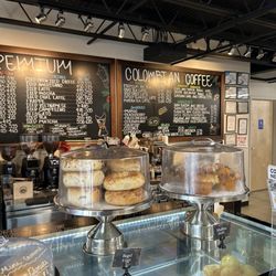 Coffee menu and some sweets