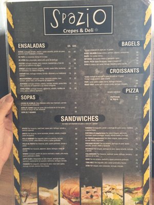 Menu photo 1 Spazio Rosarito, BCN