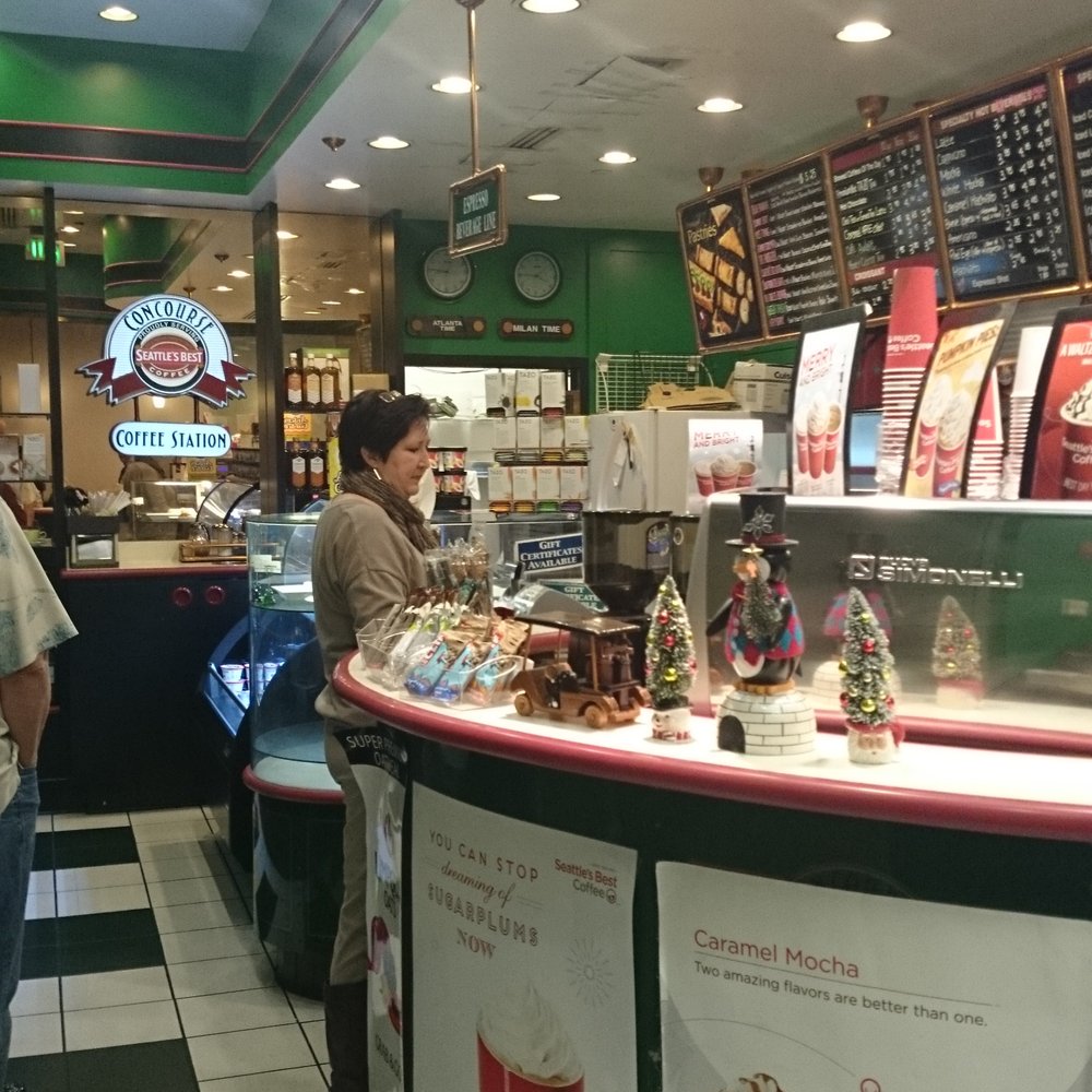 Concourse Coffee Station - customers waiting for their order - Coffee & Tea Near Me - Atlanta, Georgia