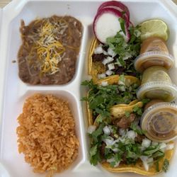 Luis Tacos #2 - Taco plate special also came with a canned soda. I think this might've been close to $15