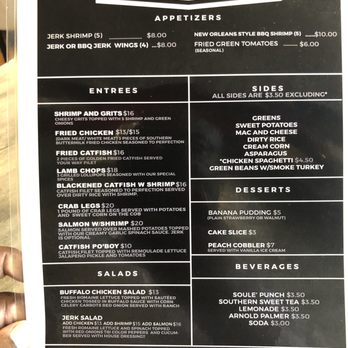Soule - Menu - Cajun/Creole Near Me - Chicago, Illinois
