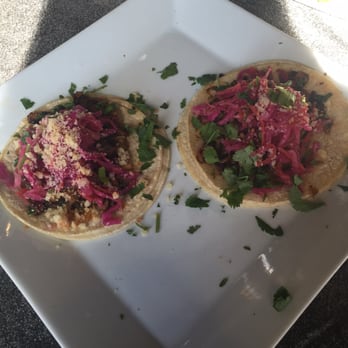 Seabirds Kitchen - 2 shroom tacos - Vegan Near Me - Costa Mesa, California