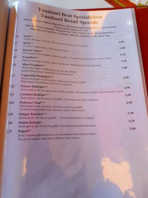 Menu photo 2 Satluj Munich, BY