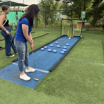 Boise Brew Putt - This Boise State football theme was harder than it looks - Mini Golf Near Me - Boise, Idaho