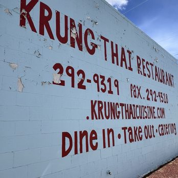 Krung Thai Restaurant - Exterior - Thai Near Me - Albuquerque, New Mexico