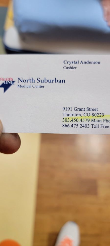 North Suburban Medical Center - patient advocate in Thornton, CO