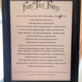 Fairy Tale Forest - Daily activities 5/26/25 (Memorial Day) - Amusement Parks Near Me - West Milford, New Jersey