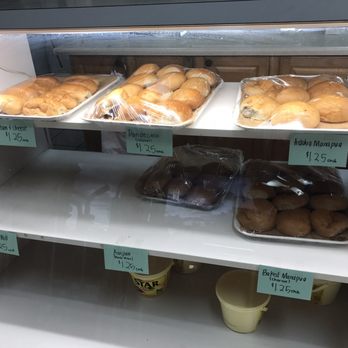 Manny's Bakeshop & Restaurant - Bakery case (early in the morning) - Bakeries Near Me - Waipahu, Hawaii