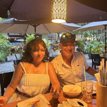 Gluay Maai Thai - My brother-in-law and his wife enjoying some great authentic food - Thai Near Me - Playa del Carmen, ROO Gluay Maai Thai - My brother-in-law and his wife enjoying some great authentic food - Thai Near Me - Playa del Carmen, ROO