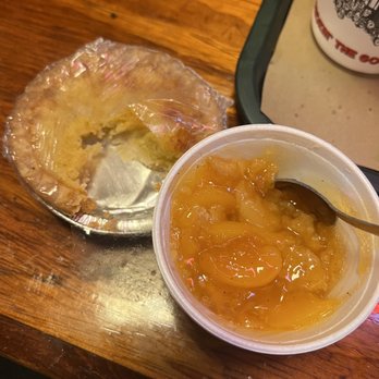 Hard Eight BBQ - Peach cobbler and Whiskey Buttermilk Pie - Barbeque Near Me - Coppell, Texas Hard Eight BBQ - Peach cobbler and Whiskey Buttermilk Pie - Barbeque Near Me - Coppell, Texas