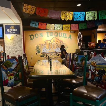 Don Tequila Mexican Restaurant - Cool artwork on the chairs! - Mexican Near Me - Naples, Florida