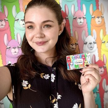Sugar Llamas - Taking a preview of the sugar llama gift card - Donuts Near Me - Edmond, Oklahoma Sugar Llamas - Taking a preview of the sugar llama gift card - Donuts Near Me - Edmond, Oklahoma