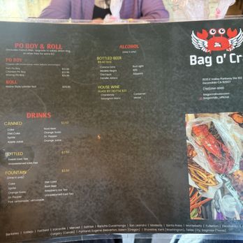 Bag O Crab - Menu - Seafood Near Me - Escondido, California Bag O Crab - Menu - Seafood Near Me - Escondido, California