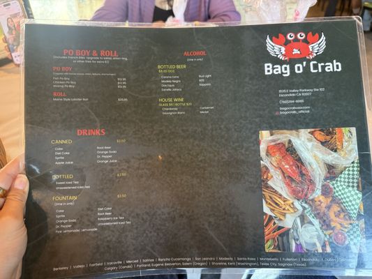Menu photo 1 Bag O Crab Escondido, CA Menu photo 1 Bag O Crab Escondido, CA