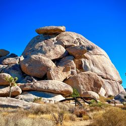 Cap Rock - It really does look like it could come sliding down at any moment lol!