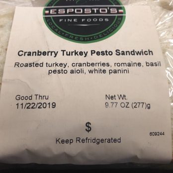 Moffitt Cafe and Express UCSF - Tuesday, November 19, 2019: cranberry turkey pesto sandwich. - Cafes Near Me - San Francisco, California Moffitt Cafe and Express UCSF - Tuesday, November 19, 2019: cranberry turkey pesto sandwich. - Cafes Near Me - San Francisco, California