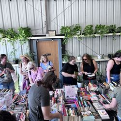 The Gilded Page - Charity used book sale at Brighter Days Brewing
