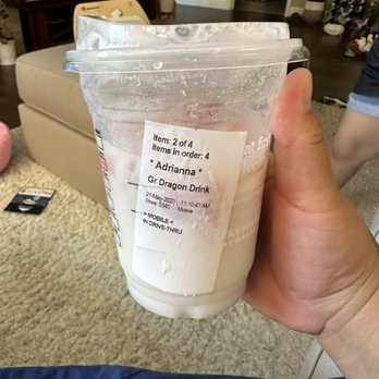 Starbucks - "Dragonfruit drink" - Coffee & Tea Near Me - Antioch, California