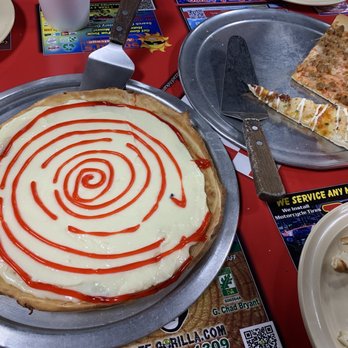 Larry's Pizza of Cabot - "Small" strawberry cheesecake dessert pizza (you get two dessert pizzas with the medium "create your own buffet" deal) - Pizza Near Me - Cabot, Arkansas Larry's Pizza of Cabot - "Small" strawberry cheesecake dessert pizza (you get two dessert pizzas with the medium "create your own buffet" deal) - Pizza Near Me - Cabot, Arkansas