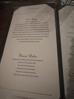 Menu photo 1 Dockum Wichita, KS