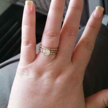 Eva's Nail Spa - Gold glitter gradient-ish tips for wedding by Tracy. - Nail Salons Near Me - Yuba City, California