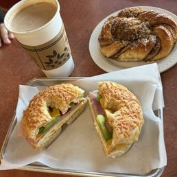 Asiago ham egg Asiago ham egg