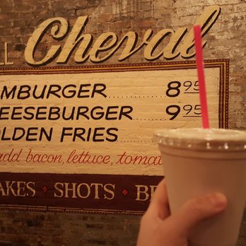 Small Cheval- Old Town - Don't forget the chocolate milkshake. It's worth it. - Burgers Near Me - Chicago, Illinois Small Cheval- Old Town - Don't forget the chocolate milkshake. It's worth it. - Burgers Near Me - Chicago, Illinois