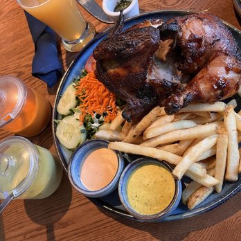 Serva Peruvian Cuisine - Half rotisserie chicken. - Peruvian Near Me - Ketchum, Idaho