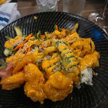 Steele & Hops - Bang bang shrimp bowl - American Near Me - St Anthony, Minnesota Steele & Hops - Bang bang shrimp bowl - American Near Me - St Anthony, Minnesota