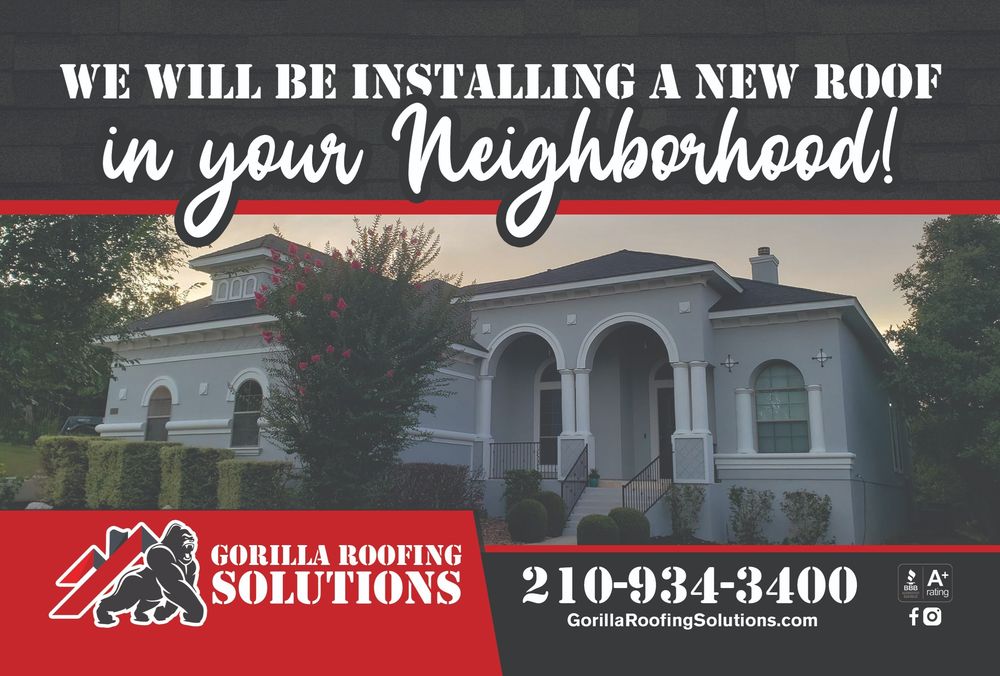 Slide of Gorilla Roofing Solutions