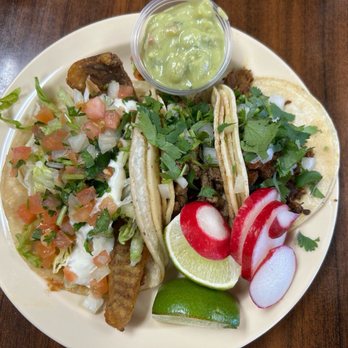 Juanito's Tacos - Three tacos - Mexican Near Me - Highland, California