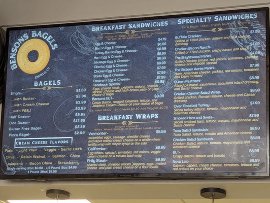 Menu photo 4 Benson's Bagels Enfield, CT