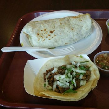 Tacos Samich - Chili Verde burrito and asada taco - Mexican Near Me - Tehachapi, California