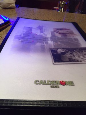 Menu photo 7 Calderone Club Milwaukee, WI