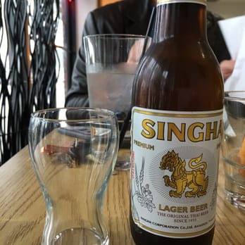 Rice Thai Bistro - Thai beer and small beer glasses - Thai Near Me - Winchester, Missouri