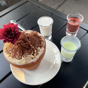 Casa Di Luigi - Tiramisu in a pot and Lemoncello (strawberry, coconut and pistachios) - Italian Near Me - Rolling Meadows, Illinois Casa Di Luigi - Tiramisu in a pot and Lemoncello (strawberry, coconut and pistachios) - Italian Near Me - Rolling Meadows, Illinois