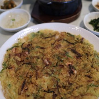 Ssyal - Crispy seafood pancake. Delicious! - Korean Near Me - Chicago, Illinois Ssyal - Crispy seafood pancake. Delicious! - Korean Near Me - Chicago, Illinois