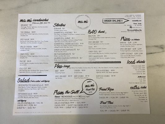 Menu photo 1 Ma Mi Eatery Closter, NJ