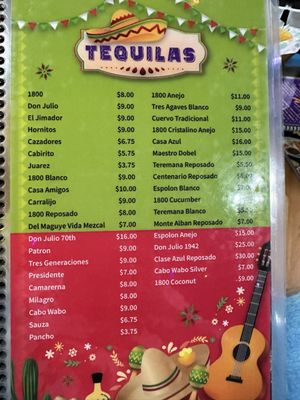 Menu photo 1 La Fiesta Mexican Restaurant Manhattan, KS