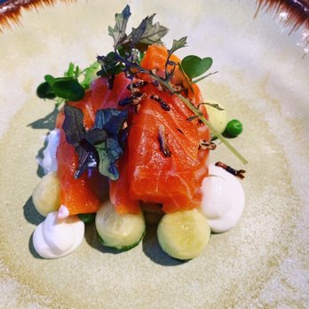 The Three Chimneys - Cured salmon - Seafood Near Me - Isle of Skye, HLD The Three Chimneys - Cured salmon - Seafood Near Me - Isle of Skye, HLD