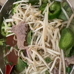 Pho Ribeye and tendon Pho Ribeye and tendon