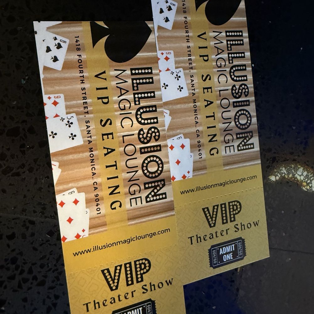 Illusion Magic Lounge - VIP tickets - Performing Arts Near Me - Santa Monica, California