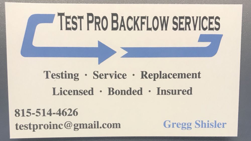 Slide of Test Pro Backflow Services