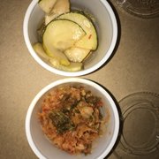 Photo of MOGO Korean Fusion Tacos - Asbury Park, NJ, United States. Kimchi and cucumbers