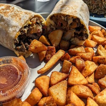 Burnt Crumbs - Carne Asada burrito - New American Near Me - Irvine, California