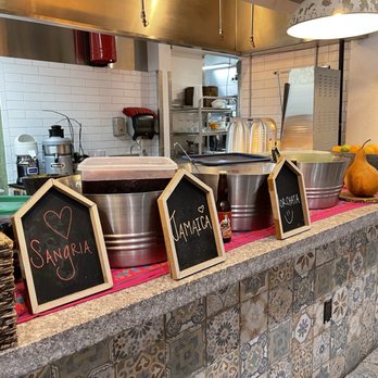 Mi Casa Grill - Sangria, Jamaica, and Horchata station at Mi Casa Grill in Richmond. - Mexican Near Me - Richmond, California Mi Casa Grill - Sangria, Jamaica, and Horchata station at Mi Casa Grill in Richmond. - Mexican Near Me - Richmond, California